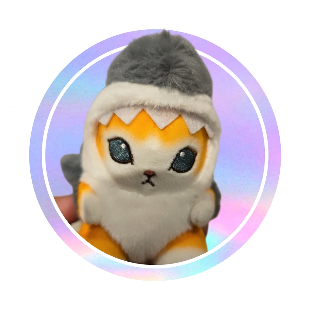 Cute cat Shark Keychain